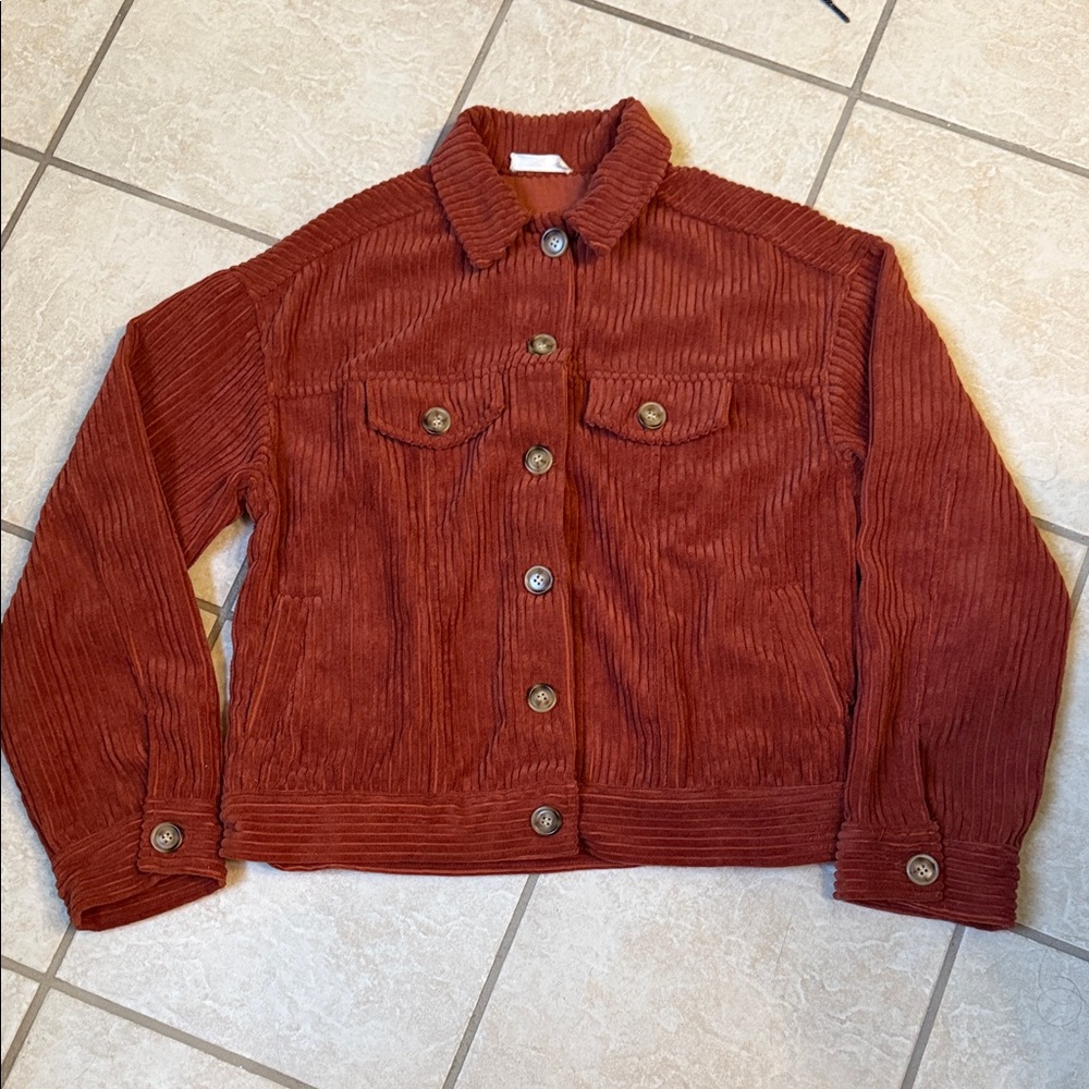 Altered State lightweight Corduroy Jacket - Rust